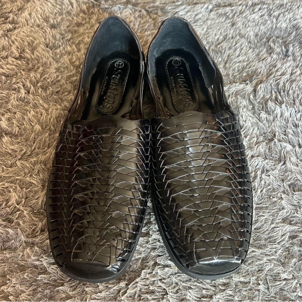 Barclay Men's Hand Woven Leather Huarache Sandal Men’s 11 NWOT